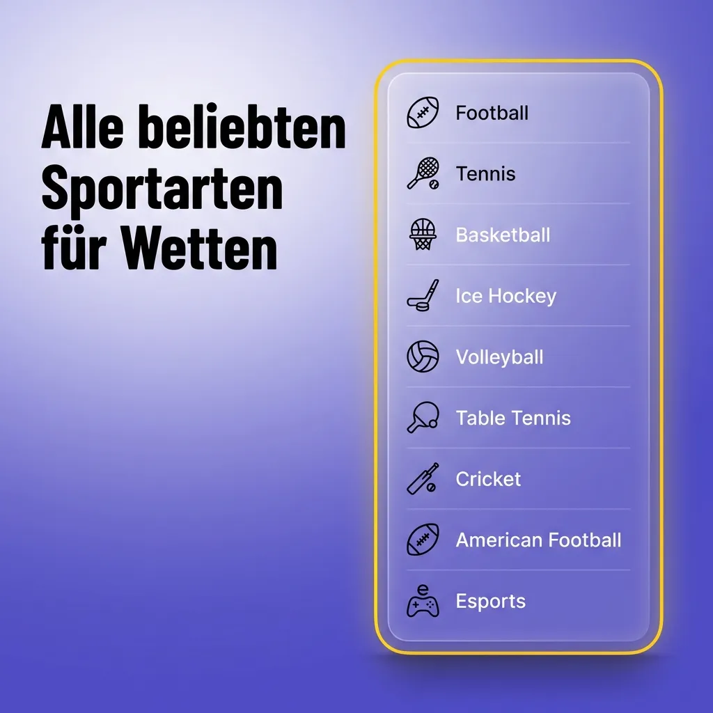 Collage beliebter Sportarten für Wetten: Fußball, Tennis und Basketball.