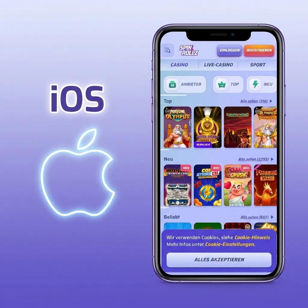 Spinrollz auf dem iPhone zum Home-Bildschirm hinzufügen