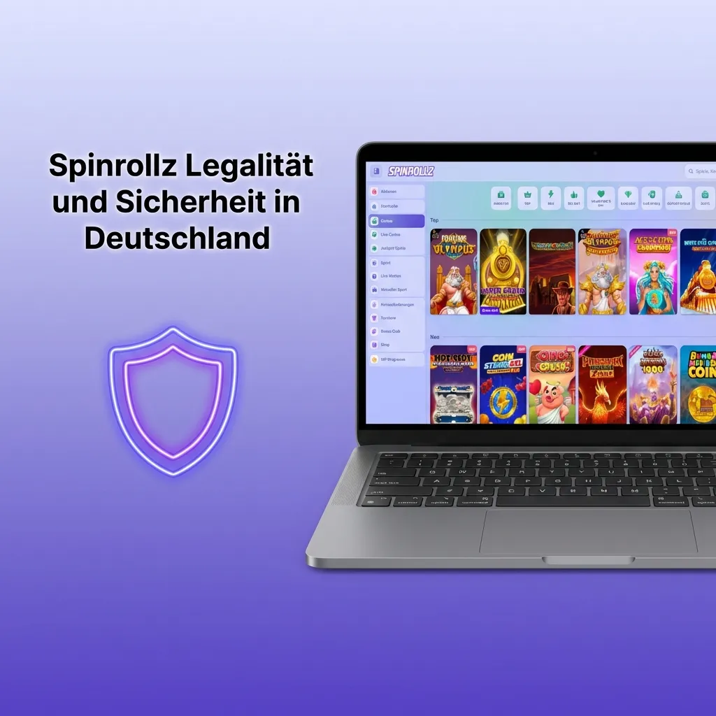Spinrollz Legalität und Sicherheit in Deutschland mit offizieller Lizenz.