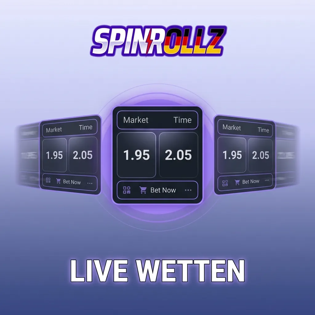 Dynamische Live-Wetten bei Spinrollz mit Echtzeit-Quoten für verschiedene Sportarten.