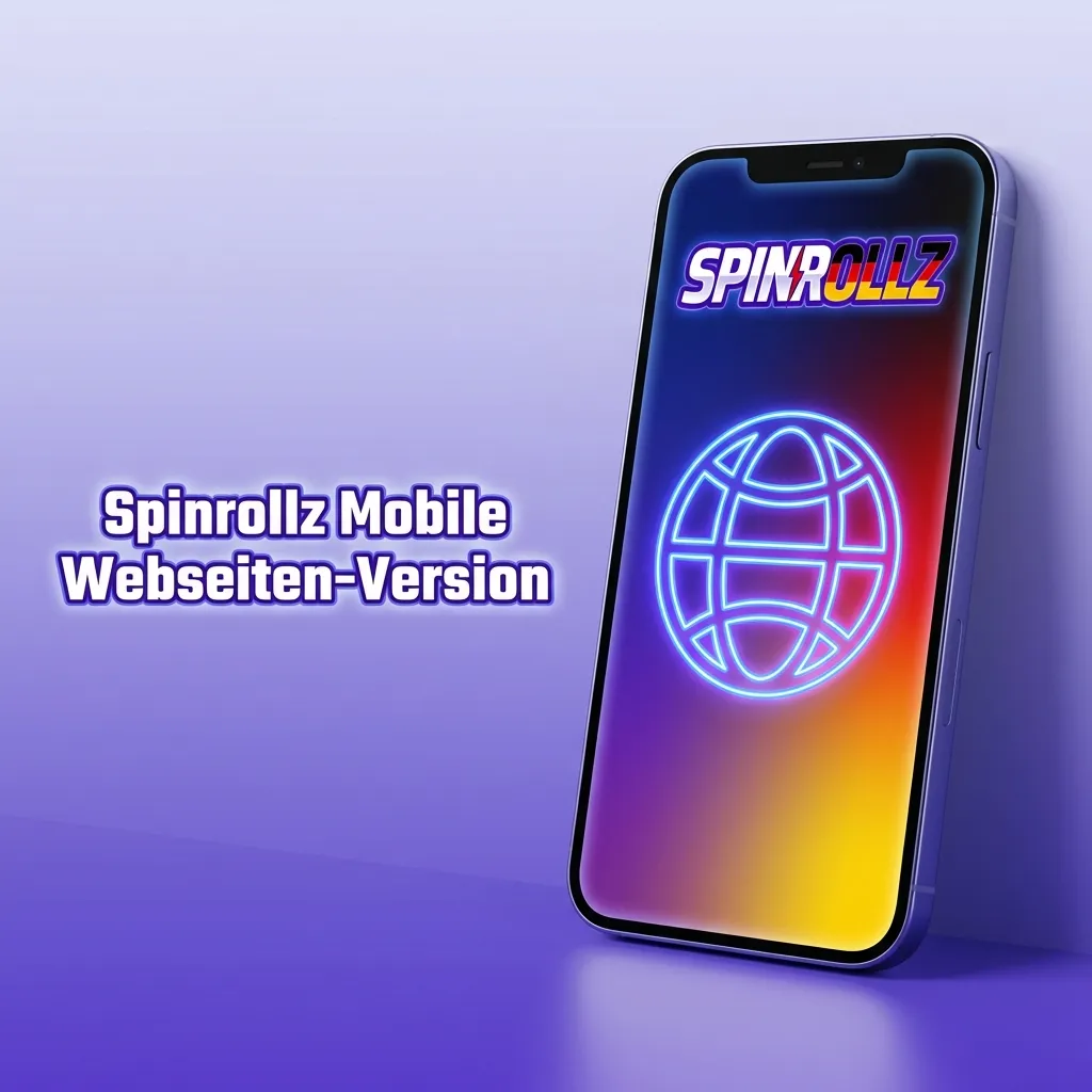 Mobile Ansicht der Spinrollz Webseite für Wetten und Casino