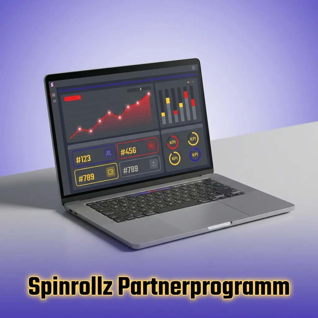Spinrollz Partnerprogramm mit Provisionen und Marketingmaterialien für Affiliates.