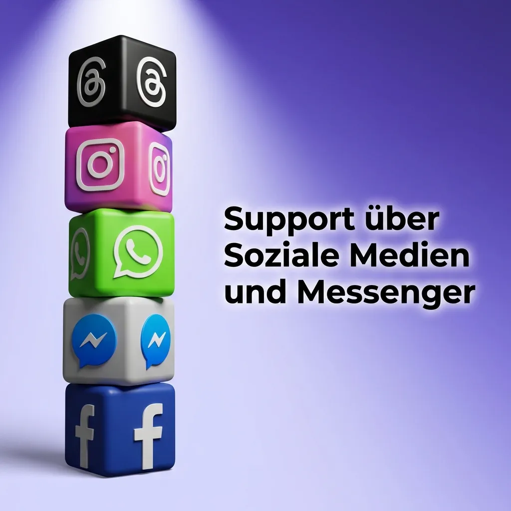 Kontakt zum Spinrollz Support über Telegram, Facebook und Twitter.