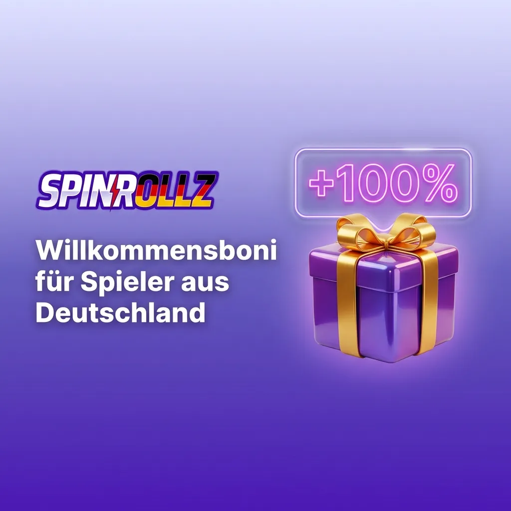 Spinrollz Willkommensboni für deutsche Spieler: Casino bis 500 € und Sport bis 200 €.